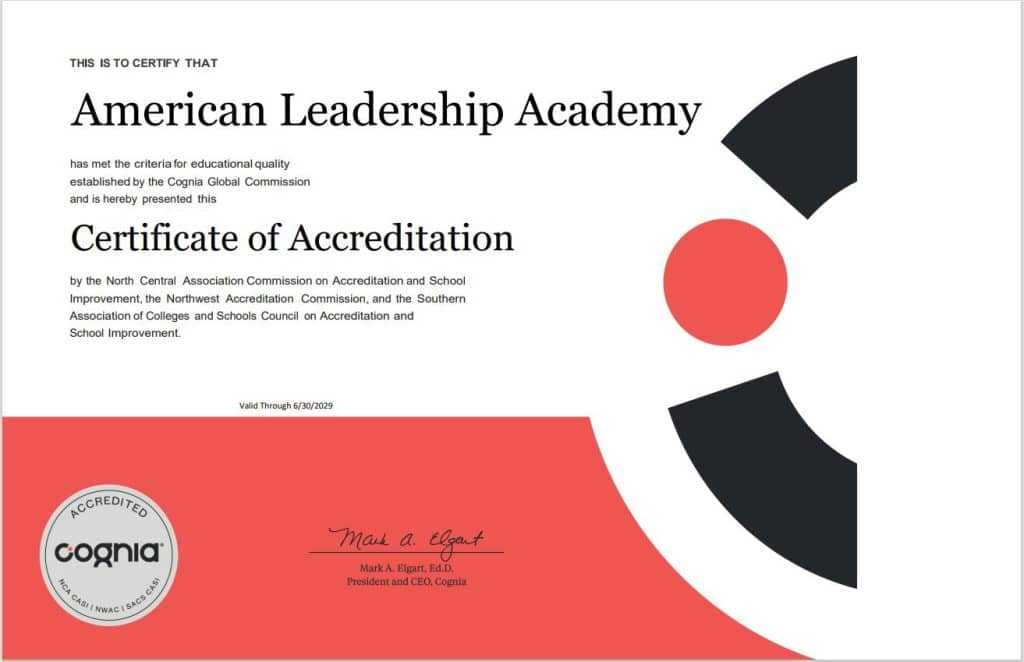 ALA Online 3rd-12th Grade School is Cognia Accredited